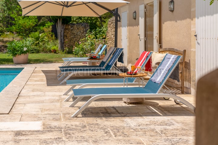 10 - Mas des Trois Cyprès: Villa: Pool
