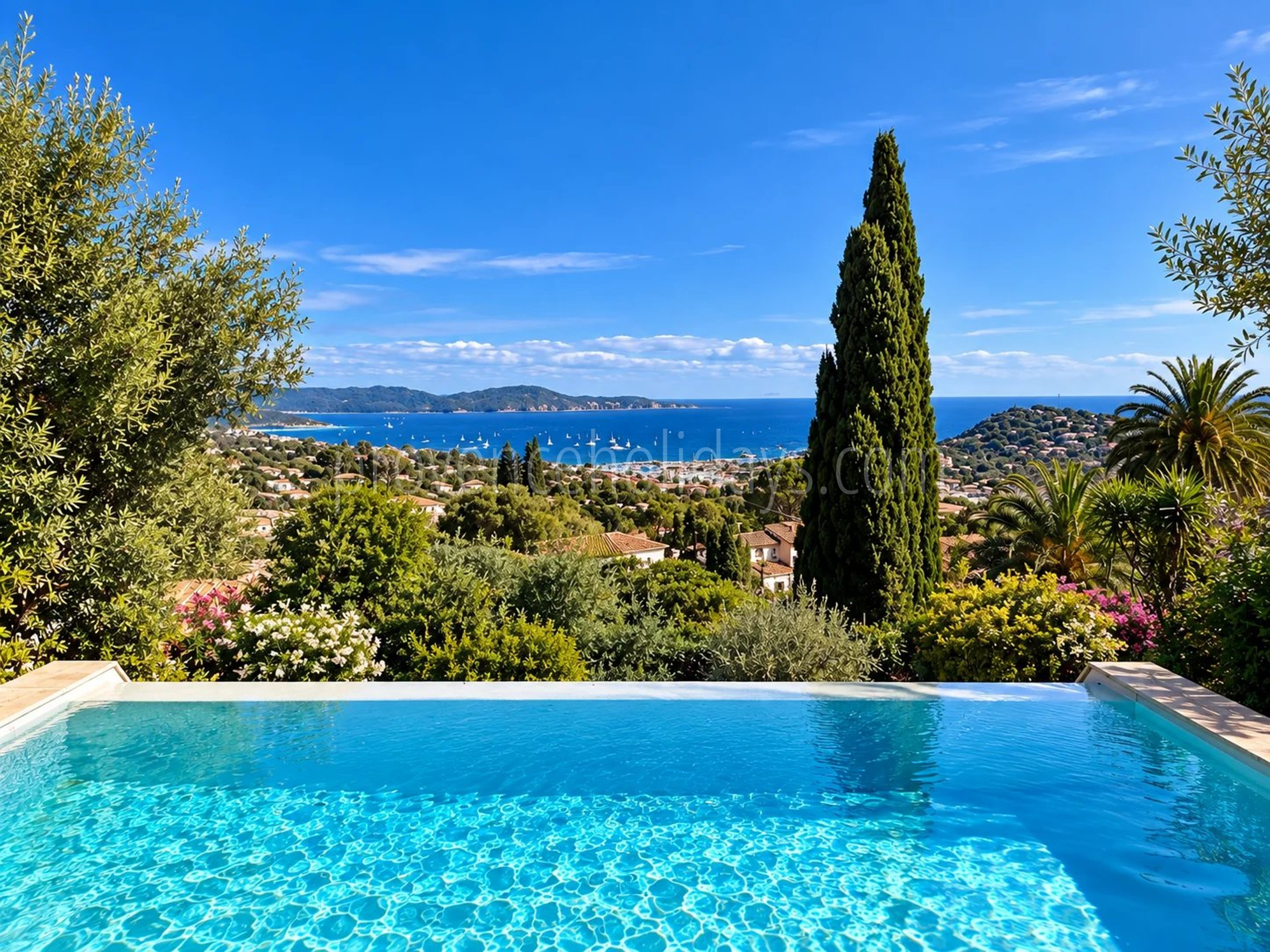 4 - Villa mit Meerblick in Cavalaire-sur-Mer: Villa: Pool
