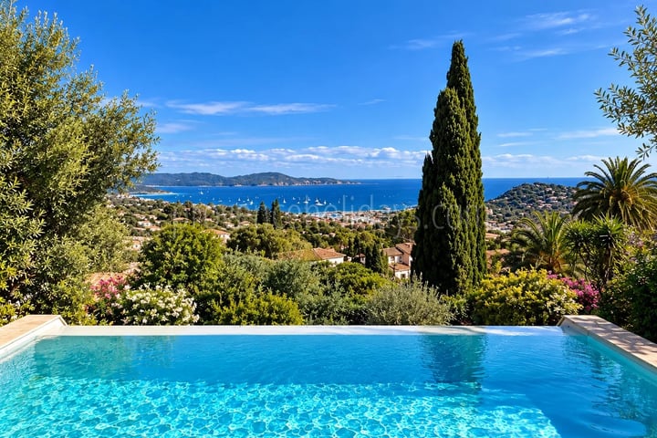4 - Villa met zeezicht in Cavalaire-sur-Mer: Villa: Pool