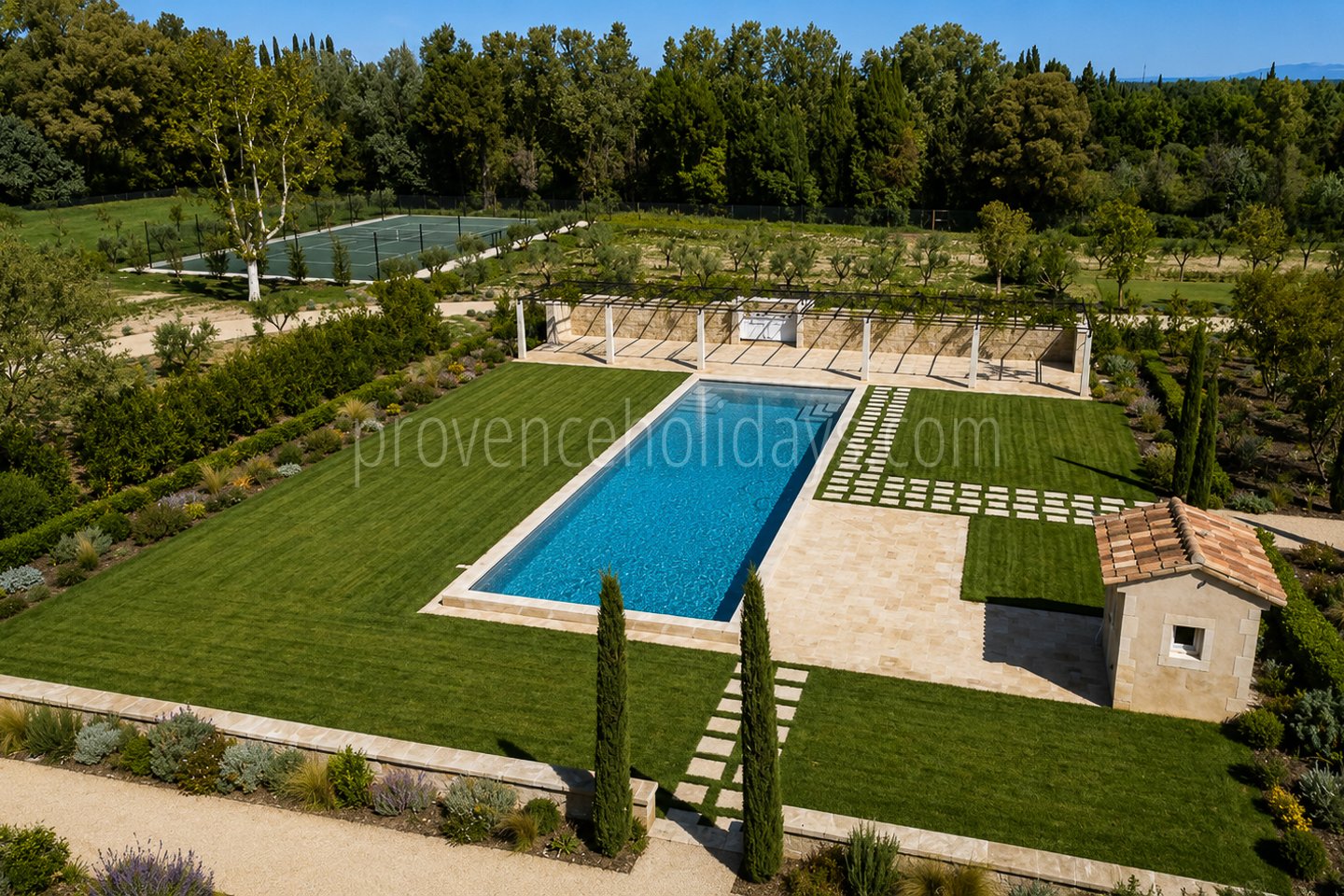 21 - Mas mit Tennisplatz in Eygalières: Villa: Pool