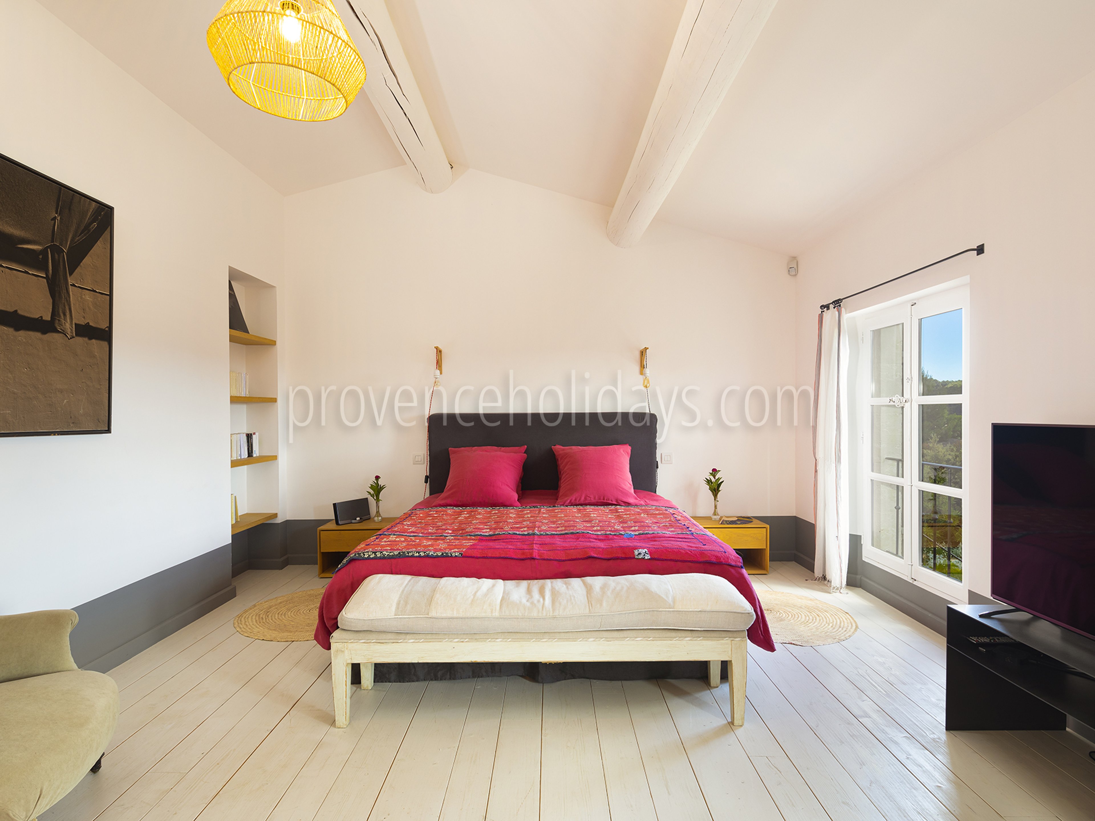 19 - Mas des Cyprès: Villa: Bedroom