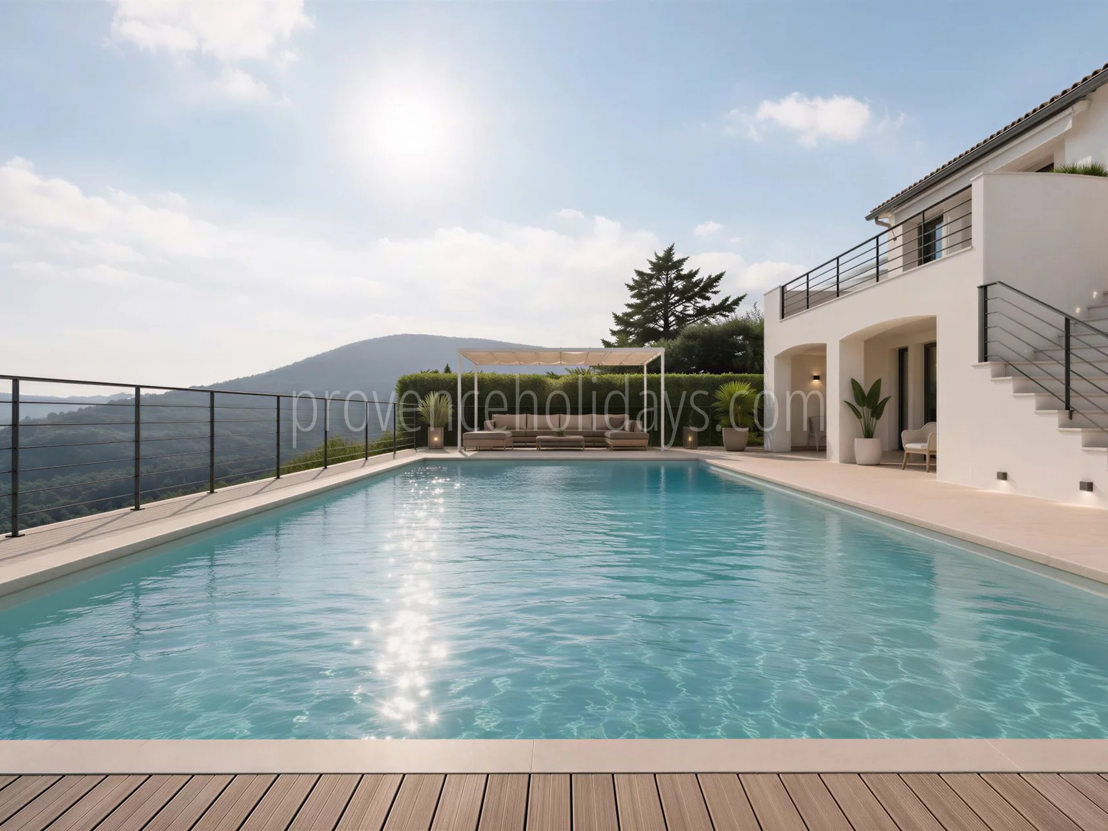 7 - Provençaalse villa in Cavalaire-sur-Mer: Villa: Pool