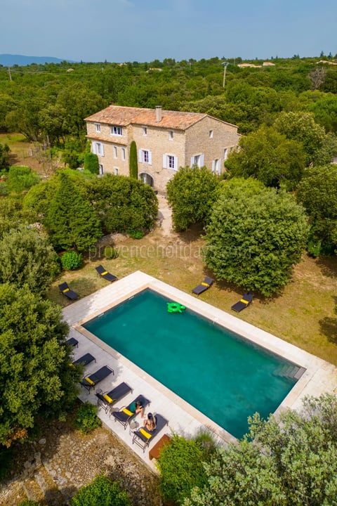 1 - Stone bastide with pool in Bonnieux: Villa: Pool