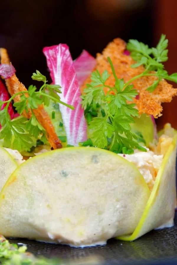 fine dining dish