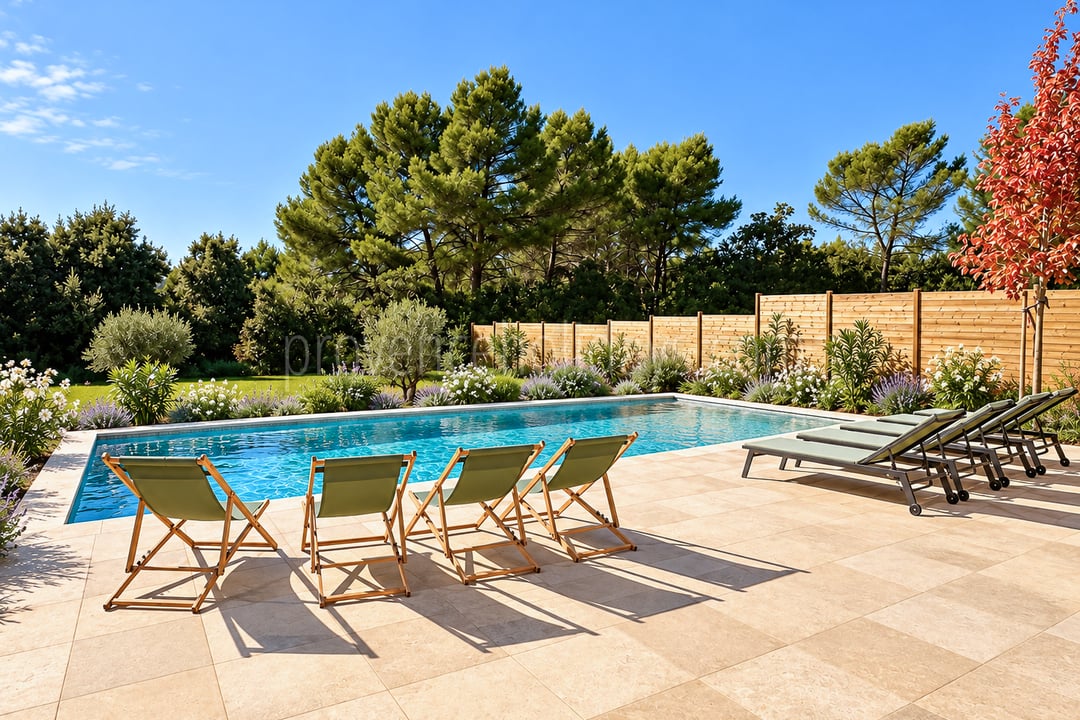 2 - Maison contemporaine à Ménerbes: Villa: Pool