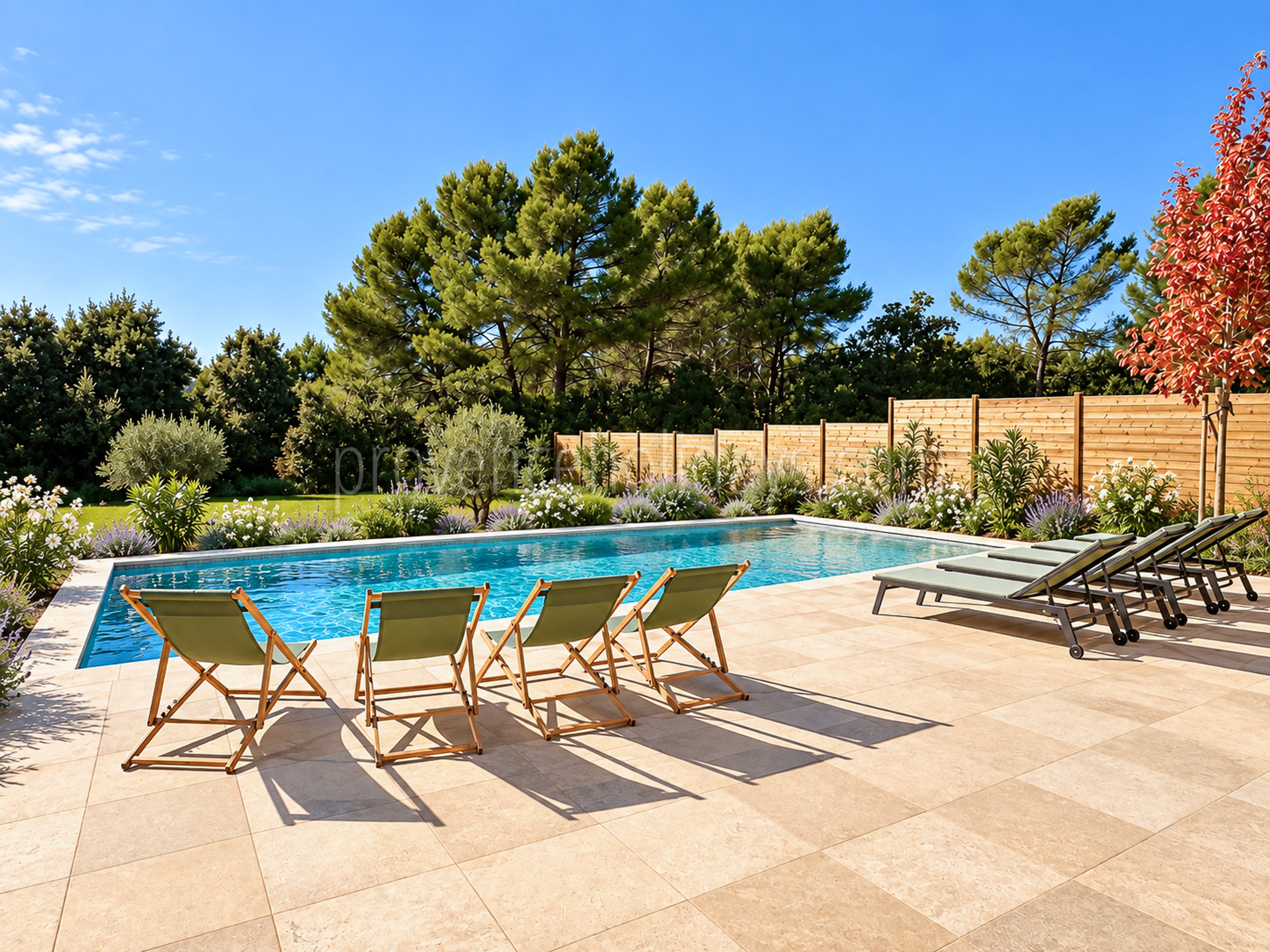 2 - Maison contemporaine à Ménerbes: Villa: Pool
