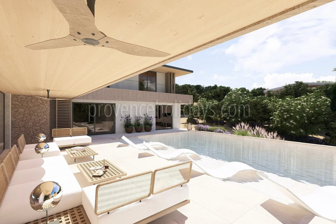 2 - Bioklimatische villa in Cap Bénat: Villa: Exterior