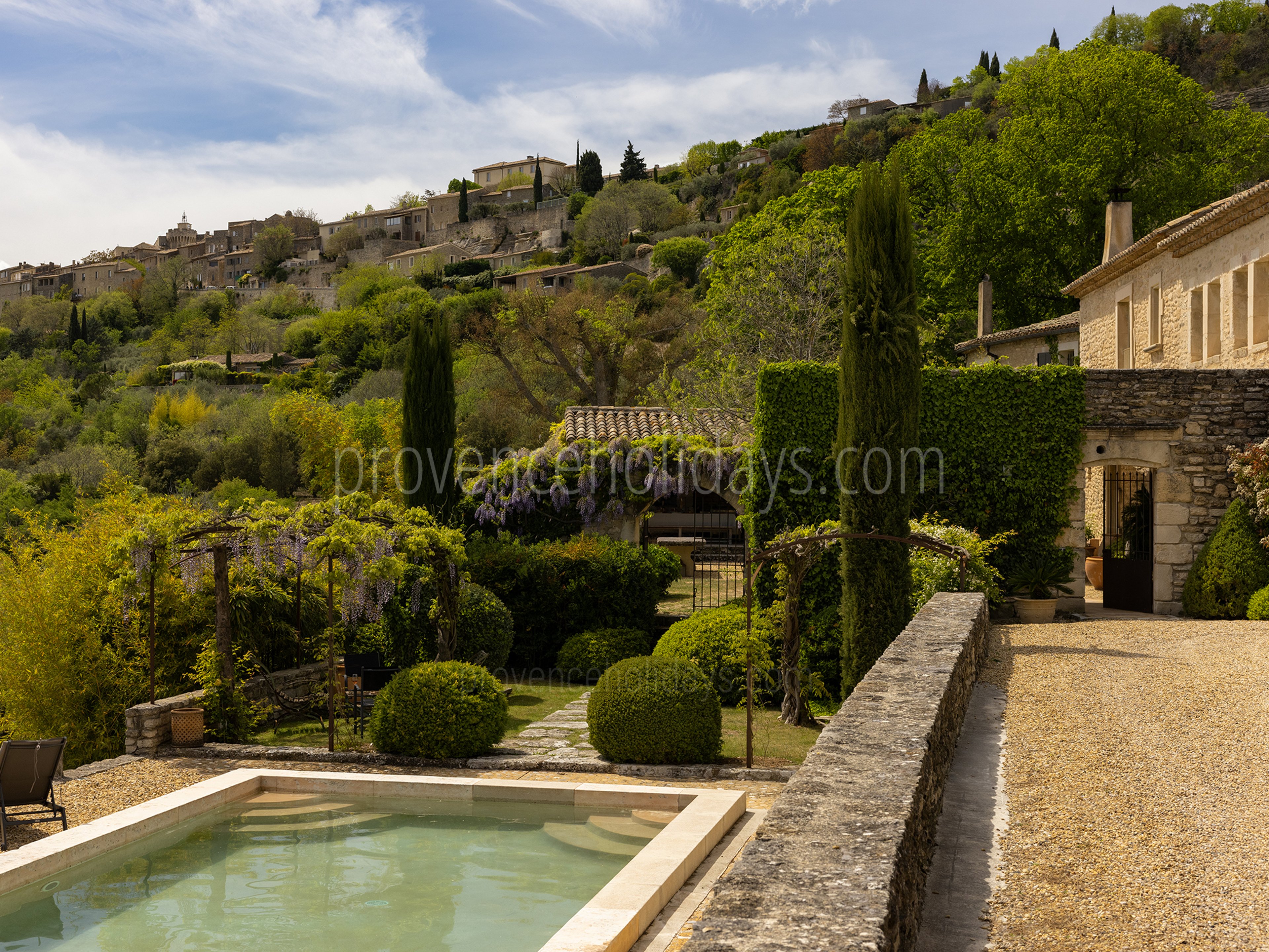 16 - La Maison des Glycines: Villa: Pool