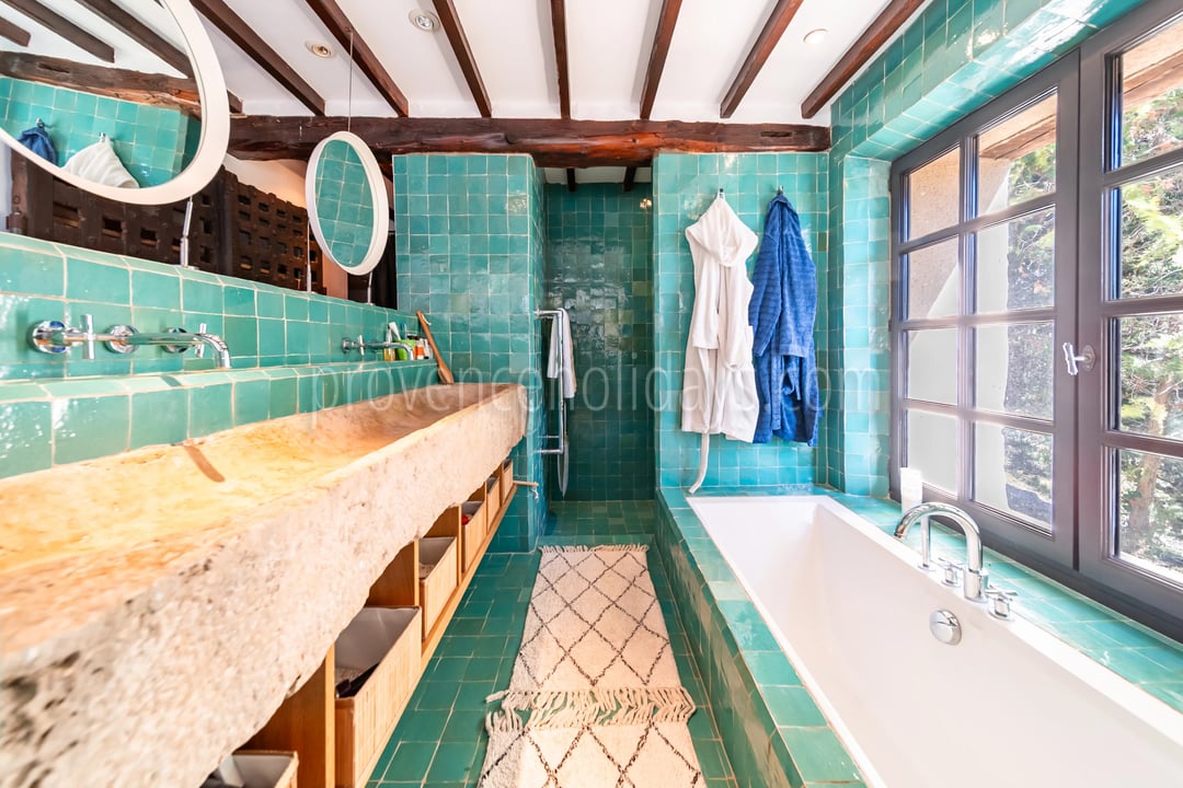9 - Renovated Property in Gordes: Villa: Bathroom