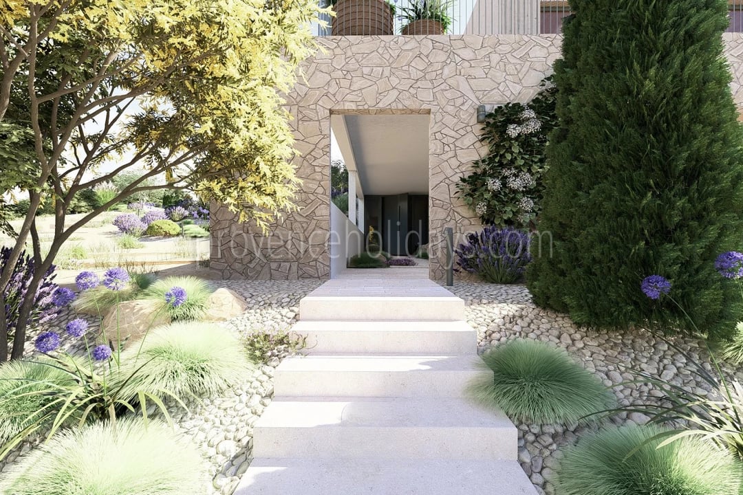 3 - Bioklimatische villa in Cap Bénat: Villa: Exterior