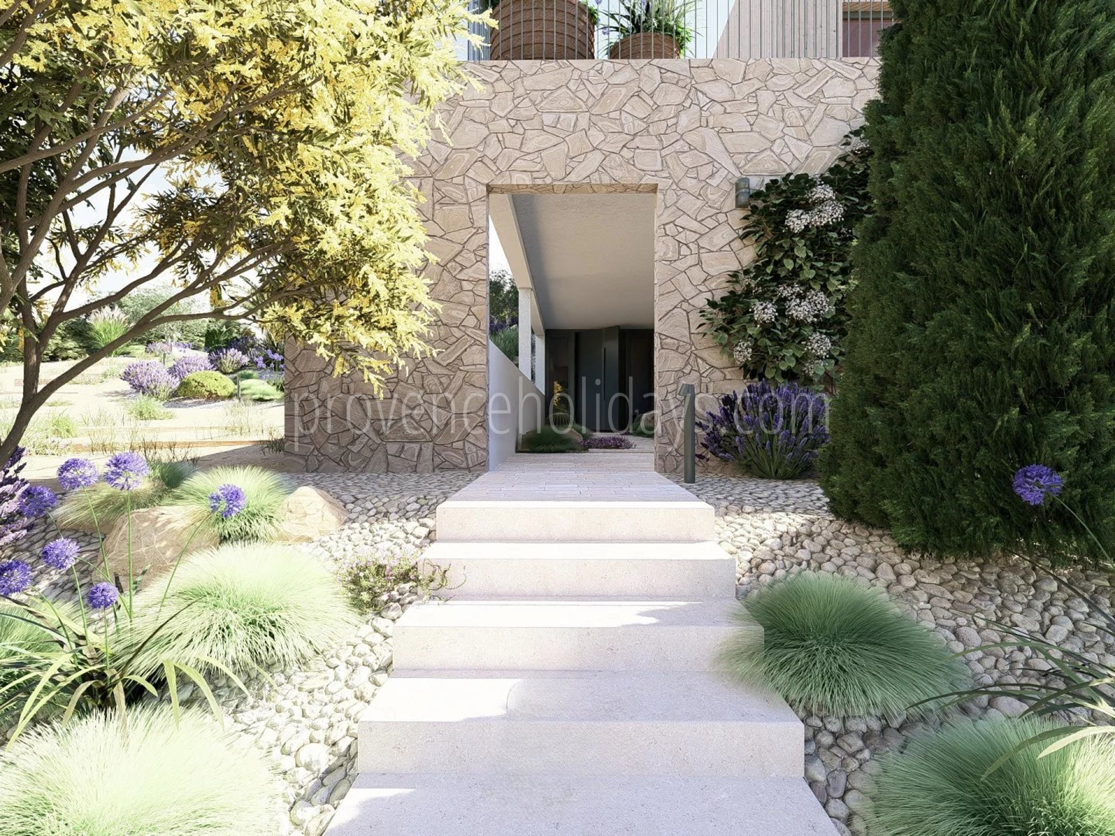 3 - Bioklimatische villa in Cap Bénat: Villa: Exterior