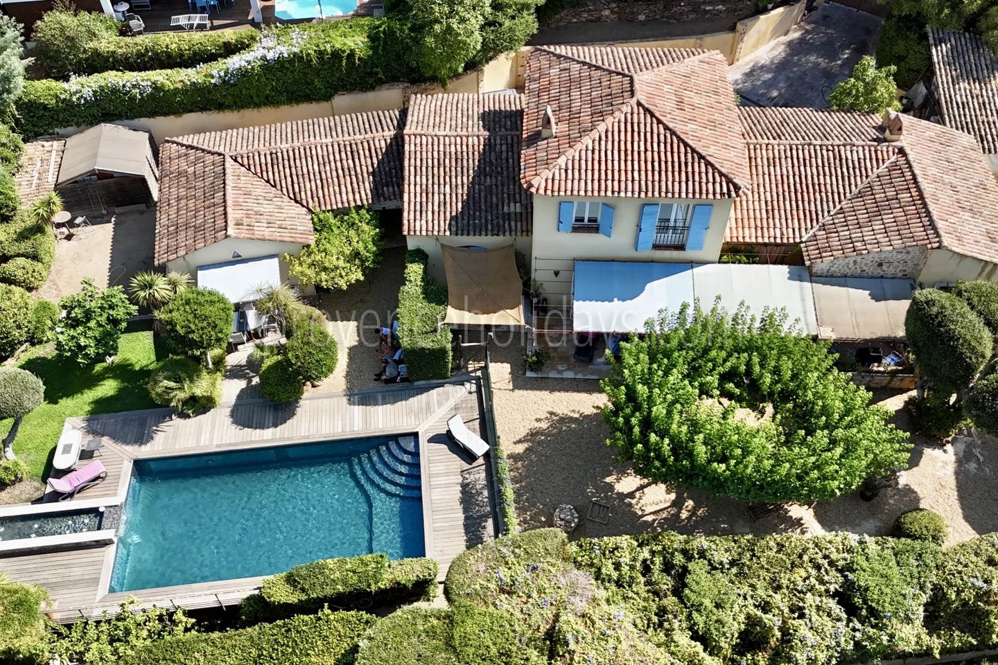 1 - Provençaalse villa in Cavalaire-sur-Mer: Villa: Pool