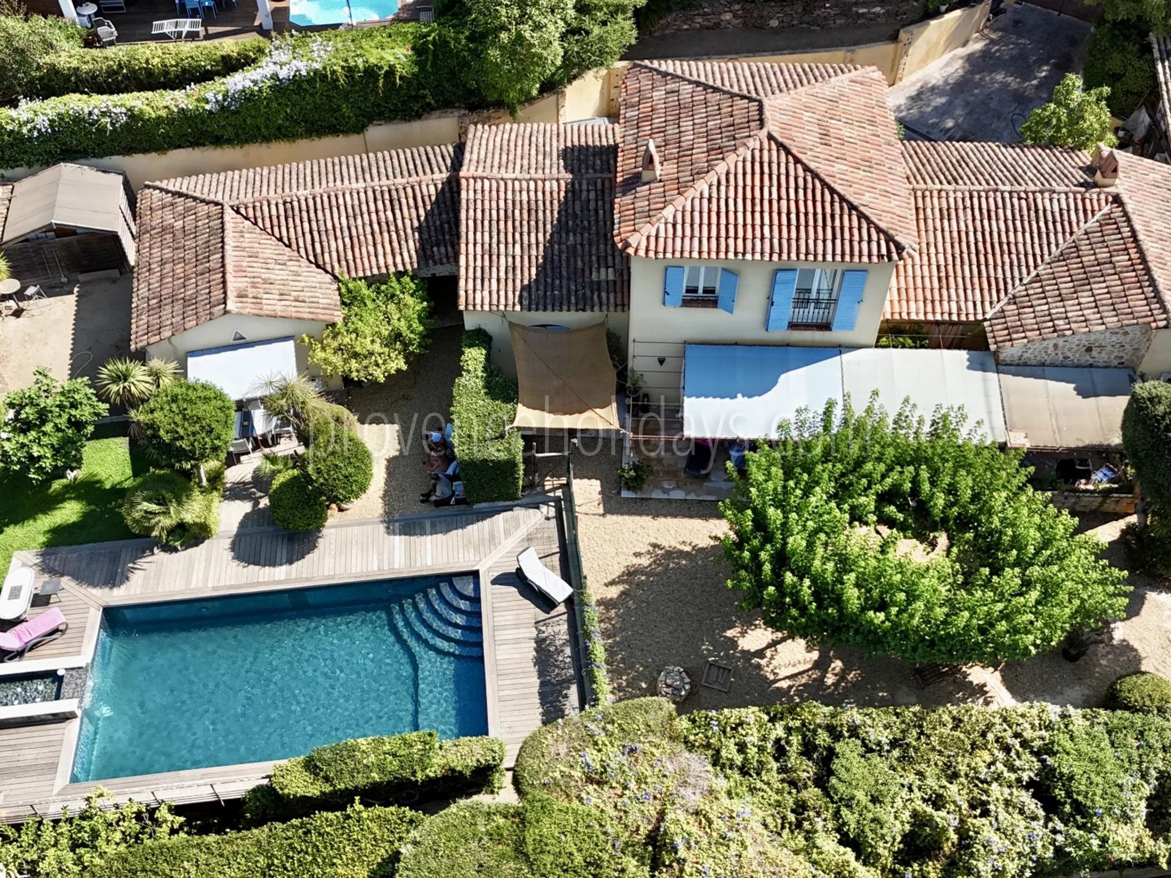 1 - Provençaalse villa in Cavalaire-sur-Mer: Villa: Pool