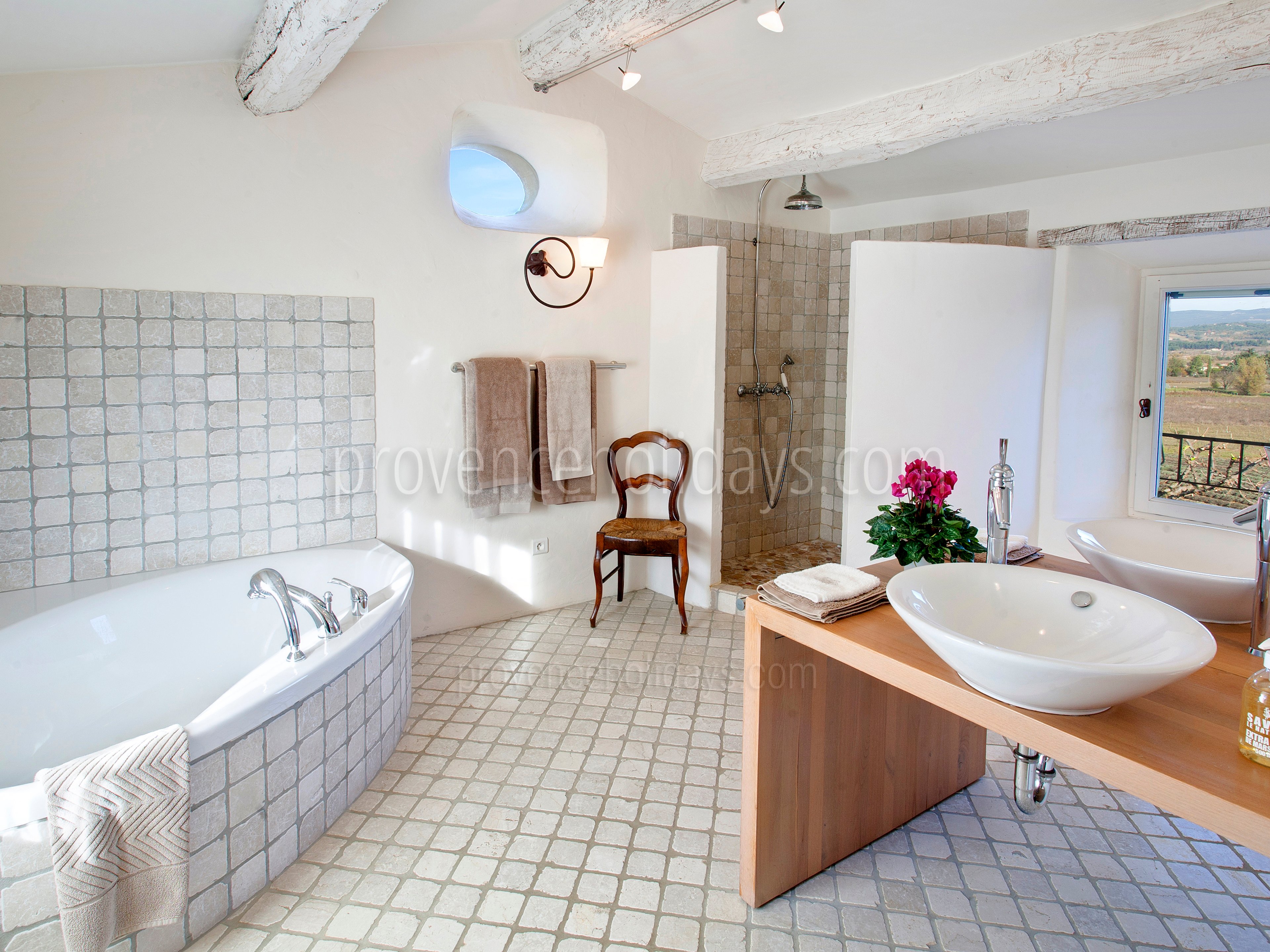 20 - Mas Bonnieux: Villa: Bathroom