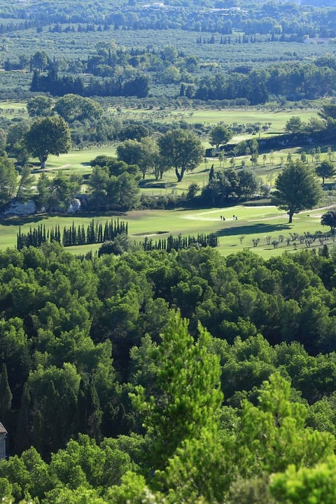 Golf course of Domaine de Manville