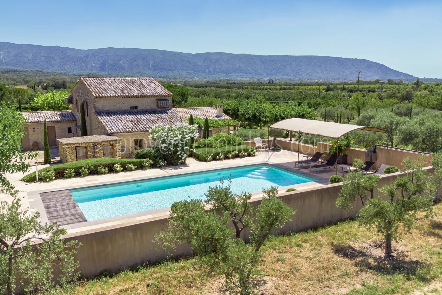 8 - Mas 1850 in Gordes: Villa: Pool