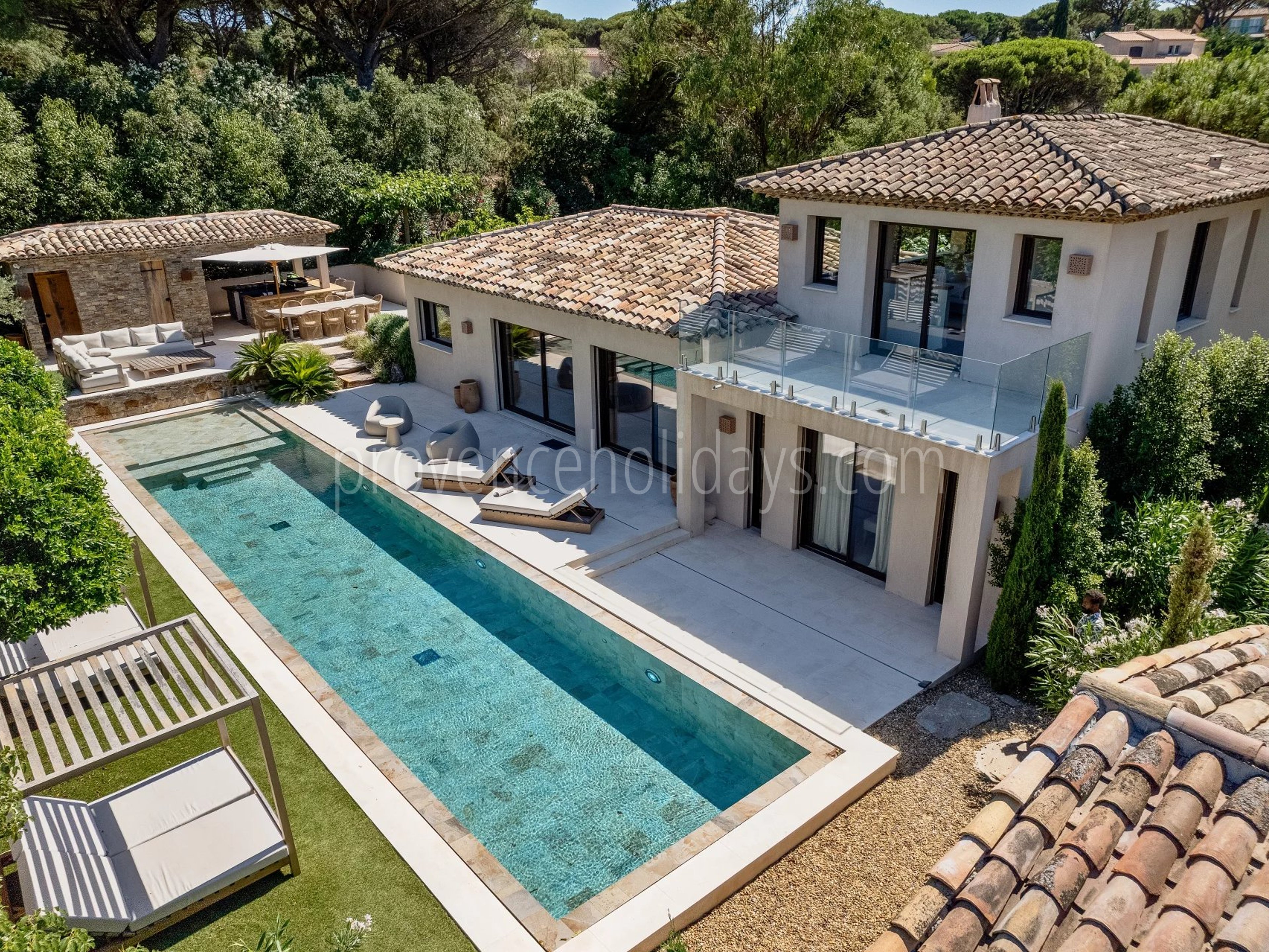 1 - Ebenerdige Villa in Ramatuelle: Villa: Exterior