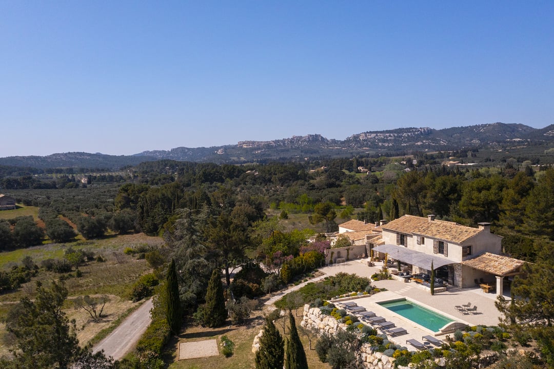 Luxury property with breathtaking views in Les Baux