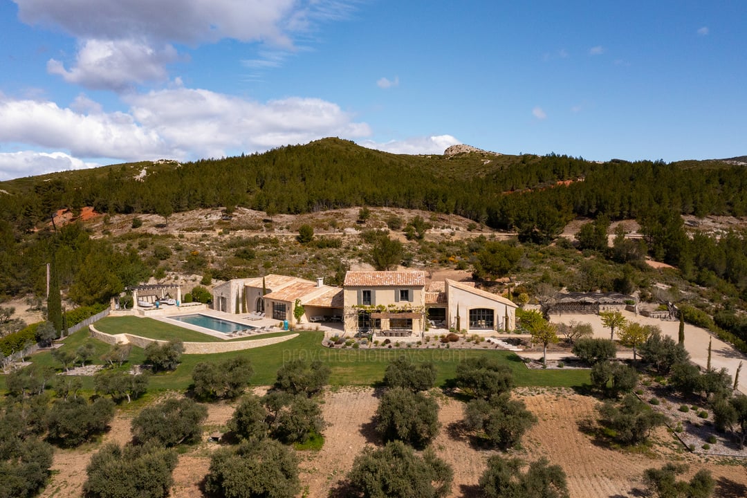 Ein Panoramablick im Herzen der Alpilles