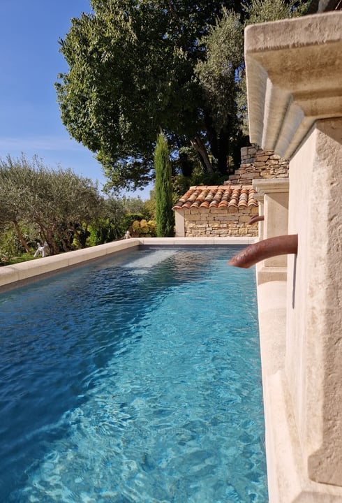 35 - La Roque sur Perne: Villa: Pool - Zwembad