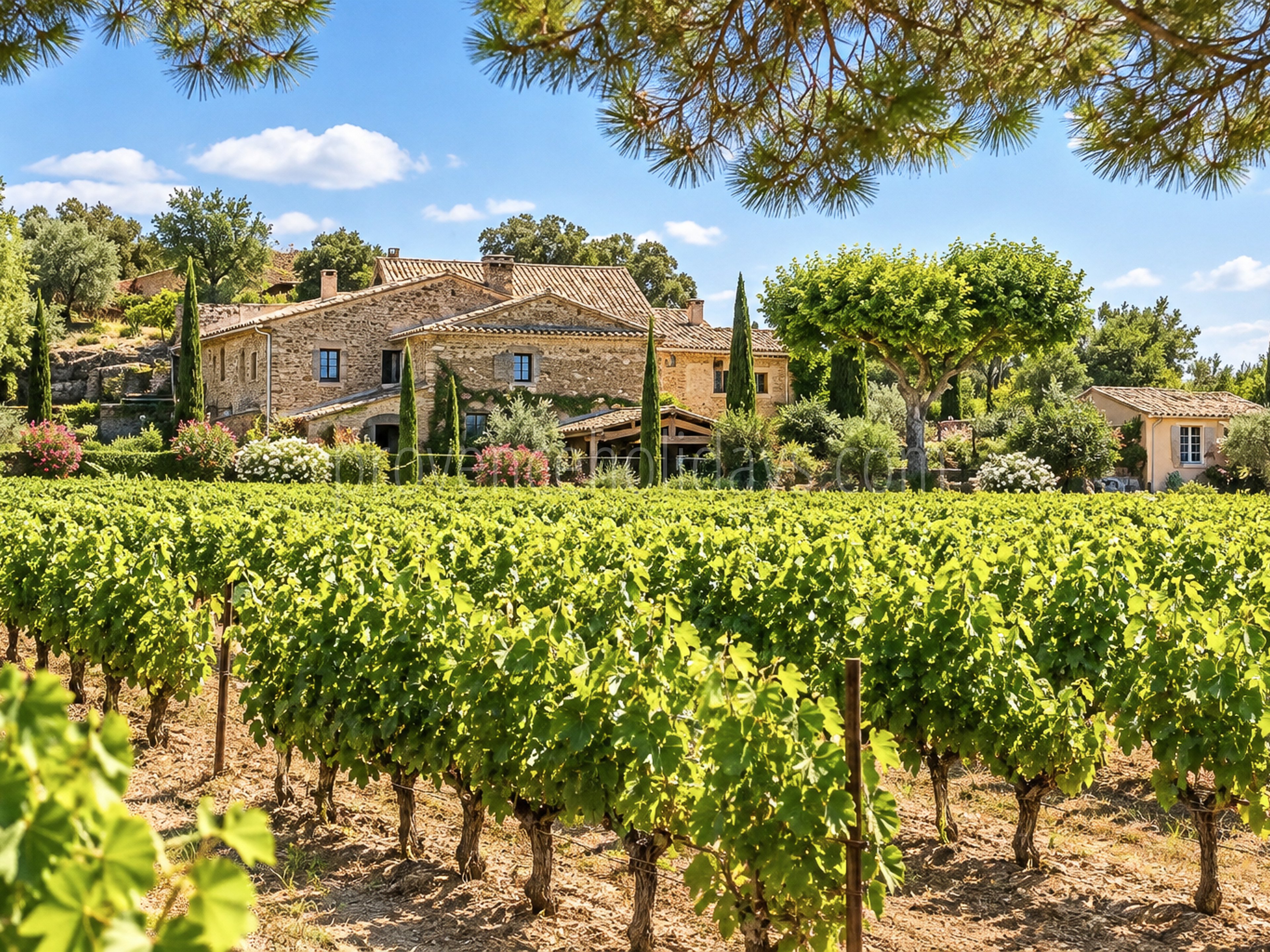 4 - Mas de Beaumes: Villa: Exterior