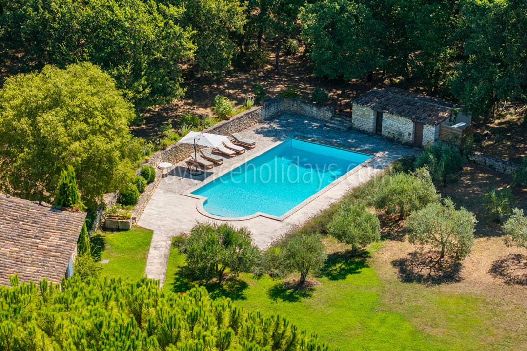 6 - Provençal mas in Ménerbes: Villa: Pool