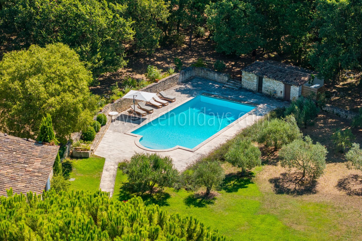 6 - Provençal mas in Ménerbes: Villa: Pool