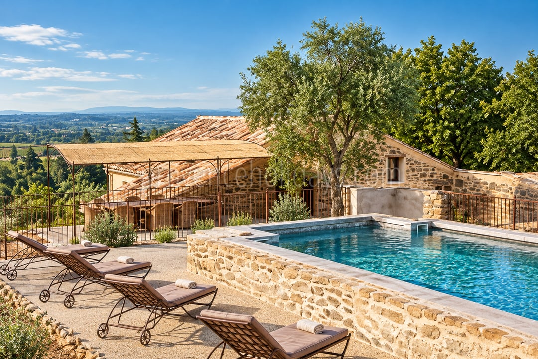 8 - Mas de Beaumes: Villa: Pool