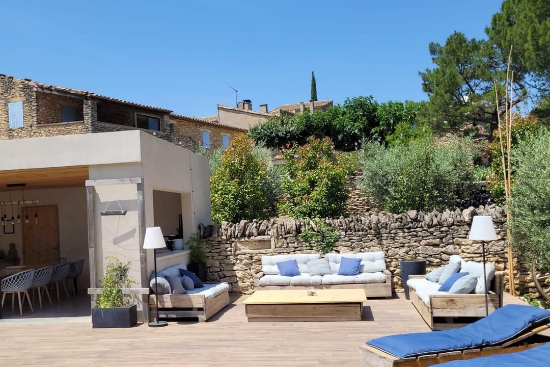 Holiday rental with air-conditoning in Gordes Villa Aline - 5