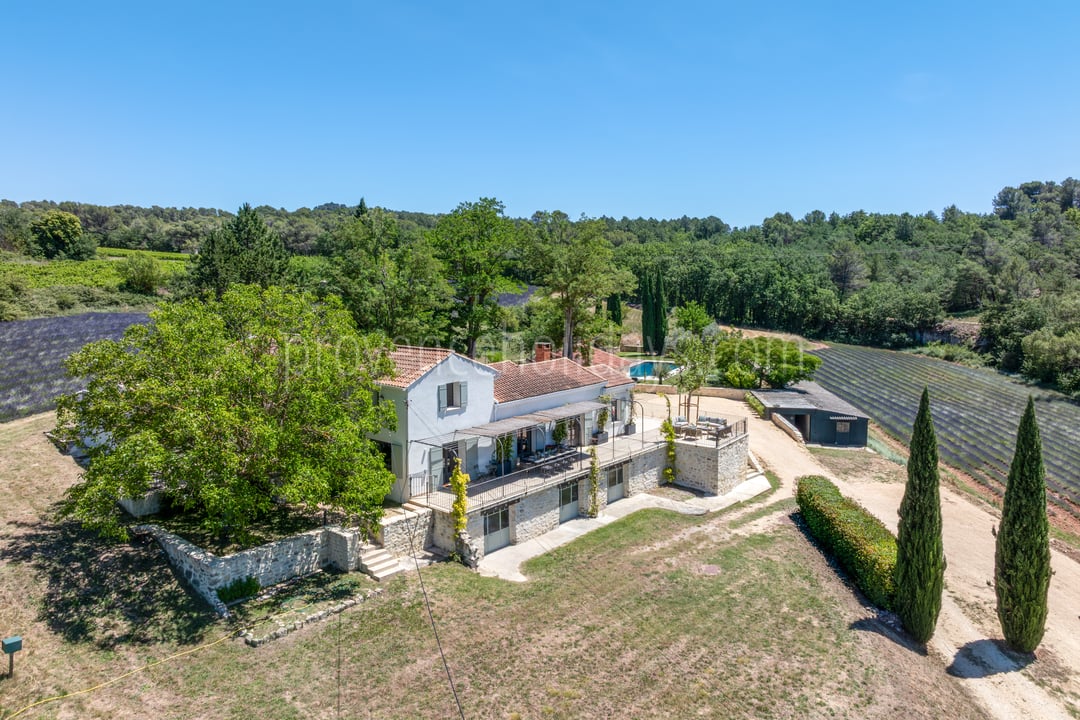 Renovated Provencal house surrounded by lavender fields