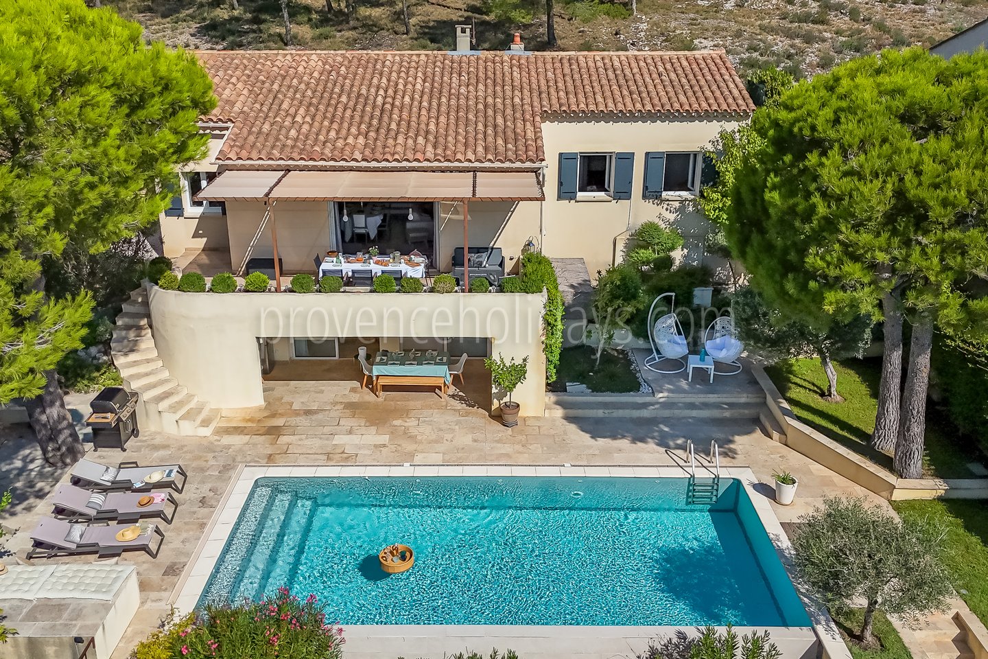 0 - La Pinède: Villa: Pool