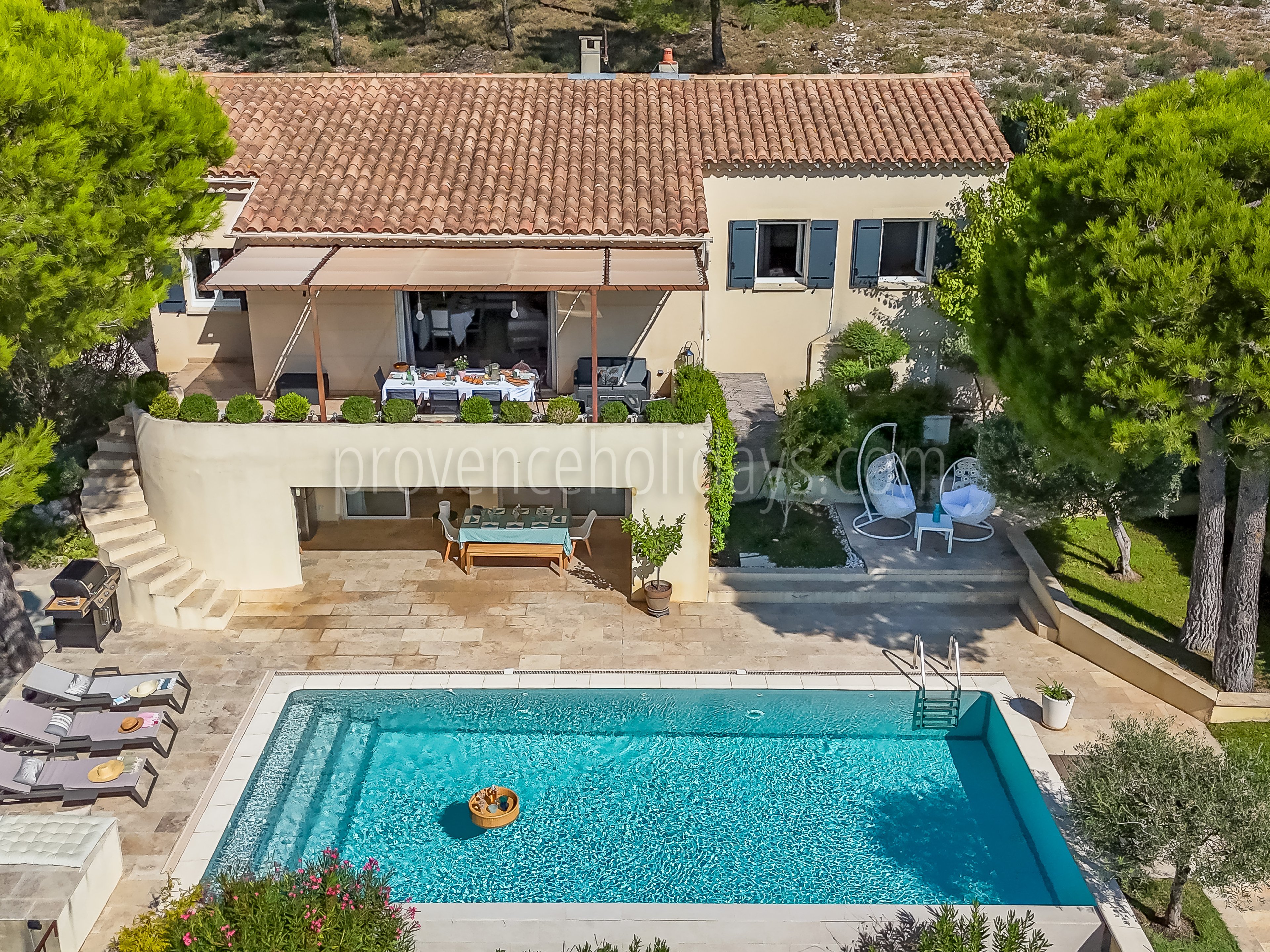 0 - La Pinède: Villa: Pool