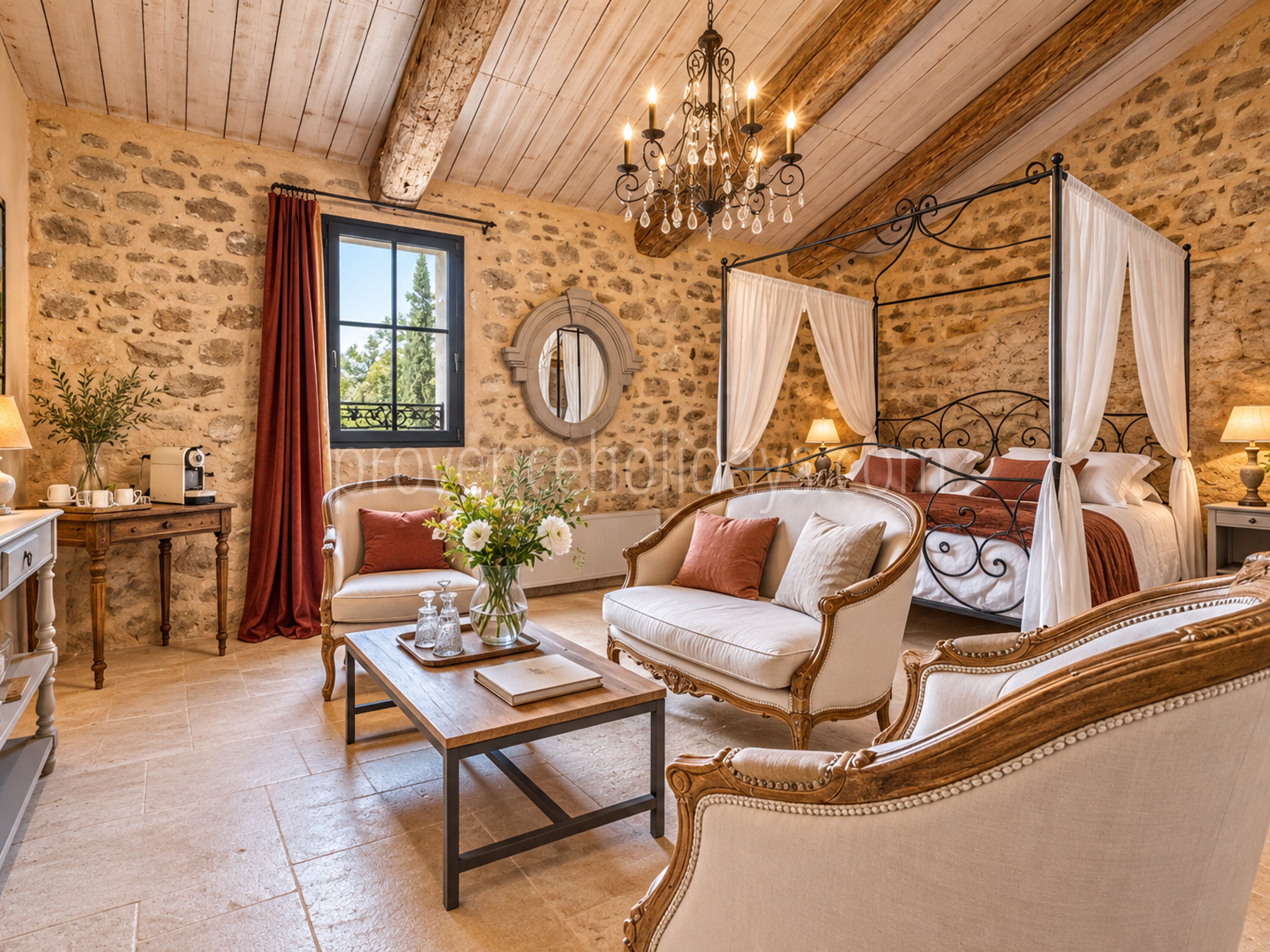 38 - Mas de Beaumes: Villa: Bedroom