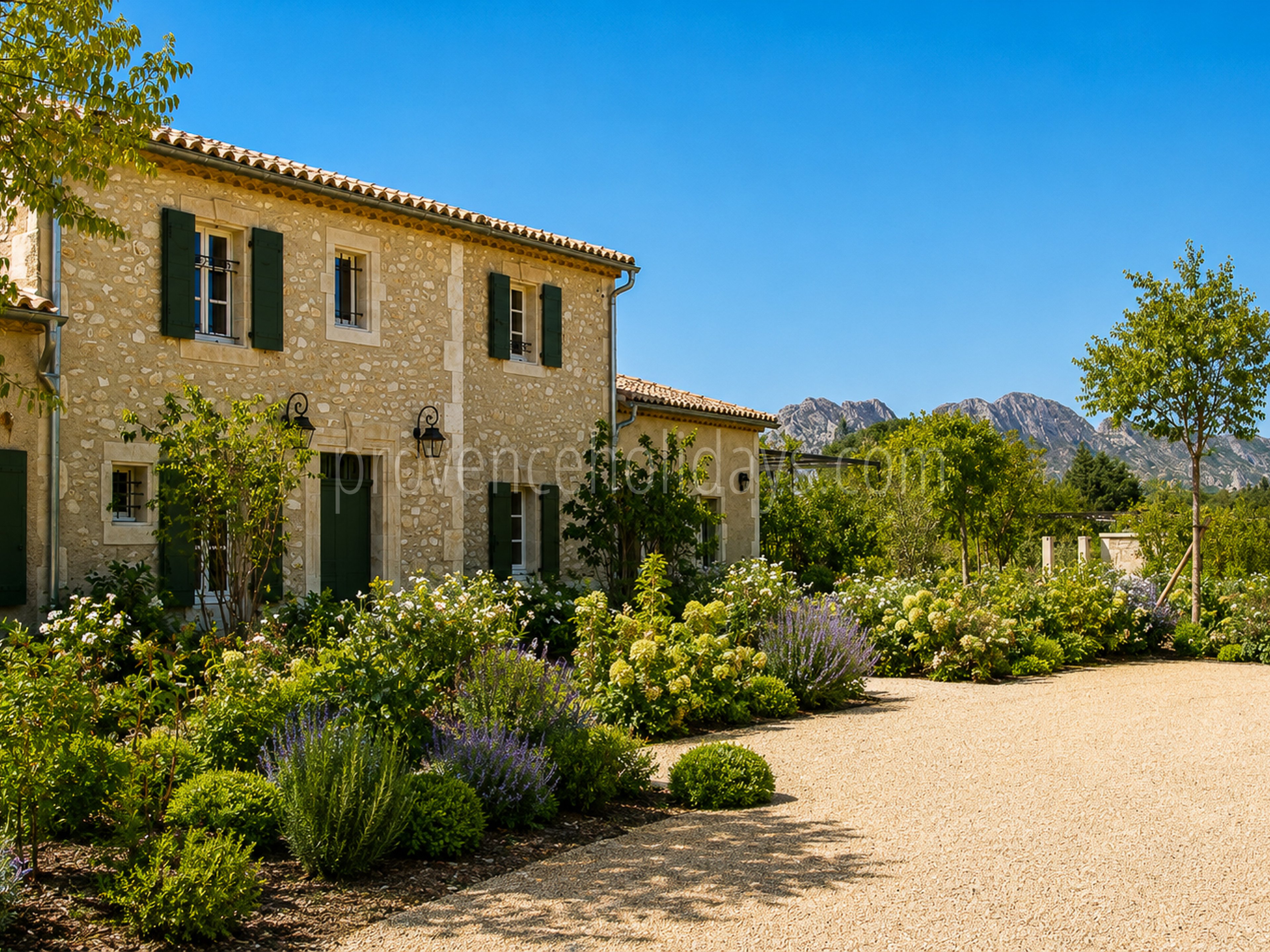 2 - Mas mit Tennisplatz in Eygalières: Villa: Exterior