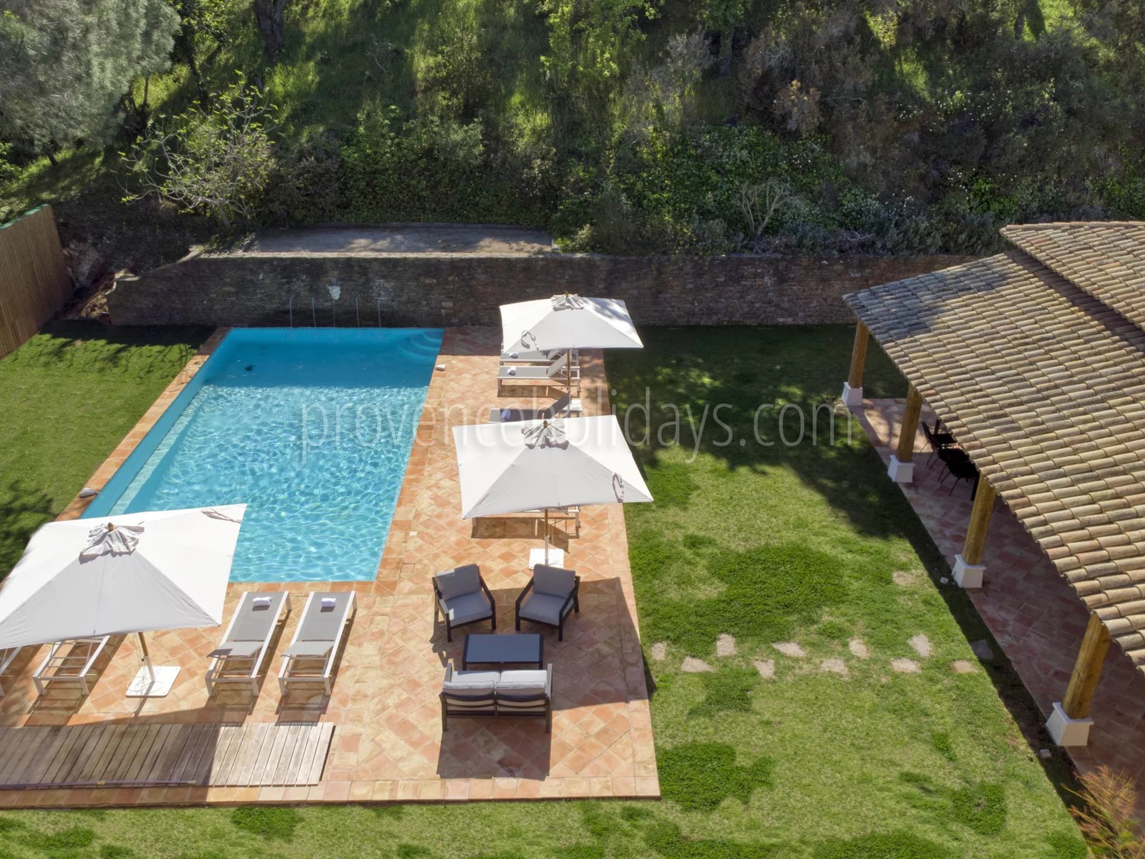 22 - Renovated mas, Ramatuelle: Villa: Pool