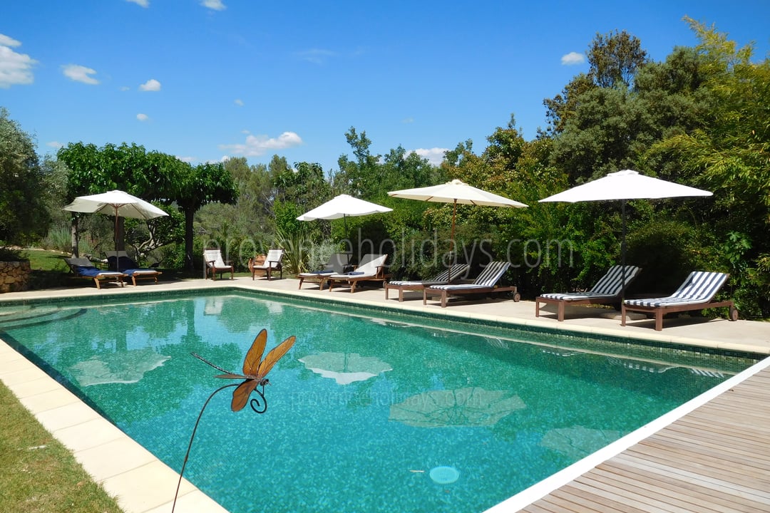 Schöne große Bastide aus Stein mit beheiztem Pool