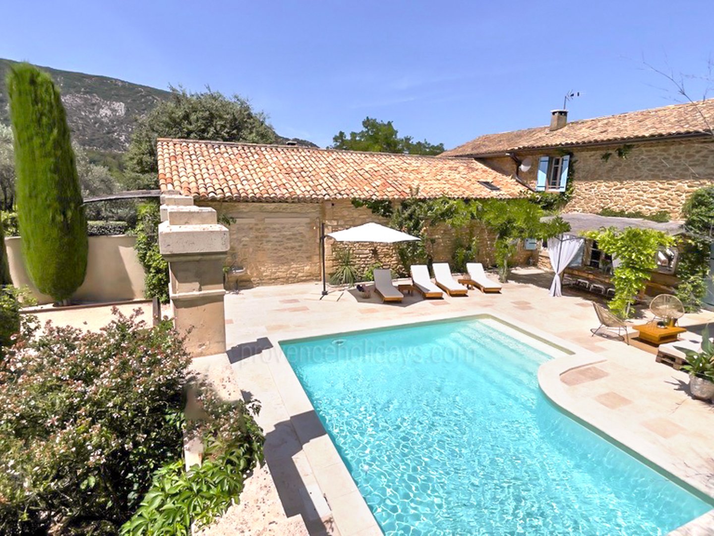 6 - Le Mas Chopin: Villa: Pool