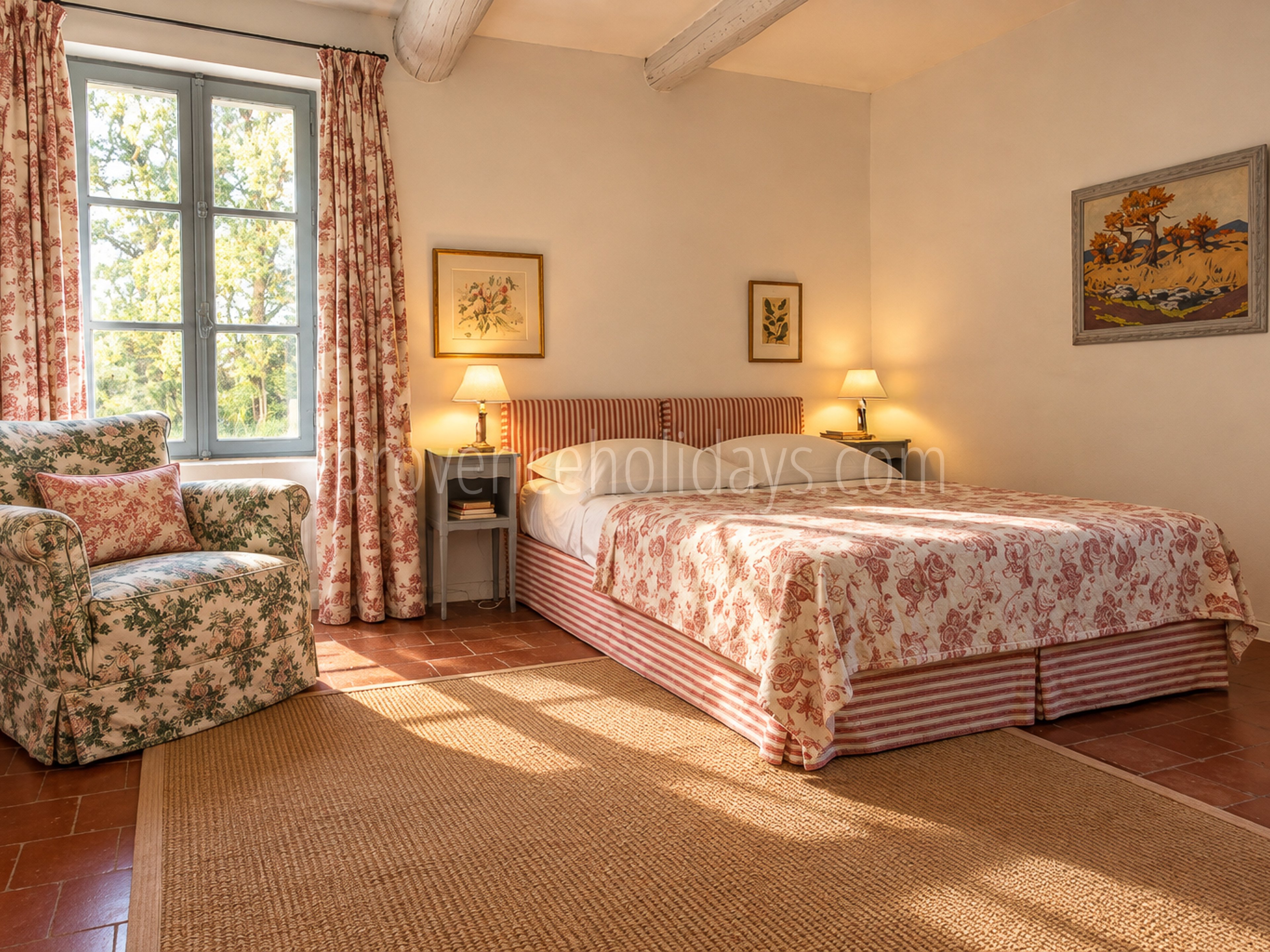 27 - Woning met een prachtig uitzicht in Aubignan: Villa: Bedroom