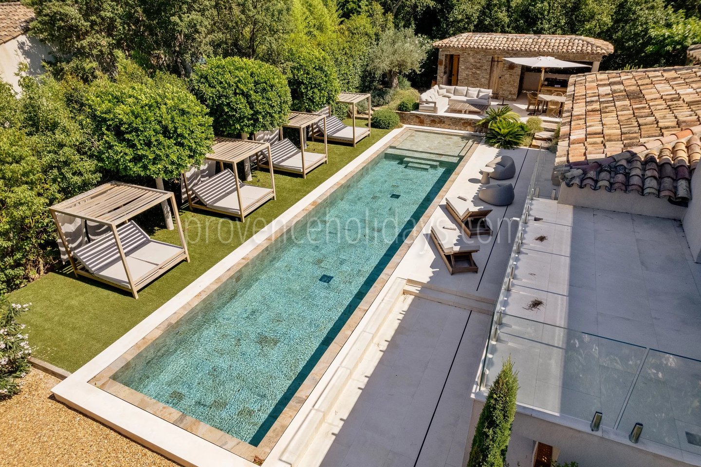 7 - Villa de plain-pied à Ramatuelle: Villa: Pool