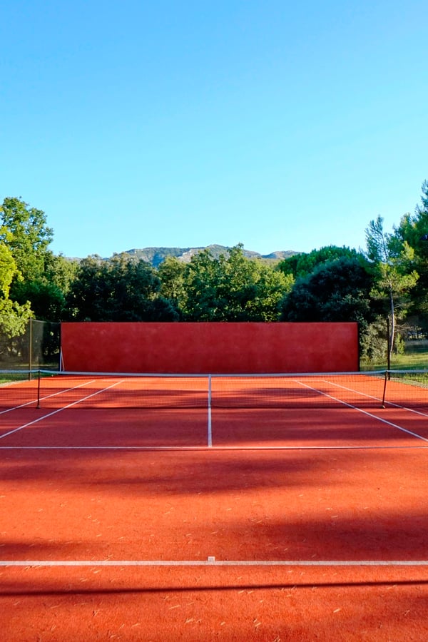 tennis courts