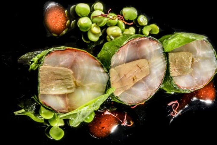 Restaurant Le Phébus - der Tisch von Xavier MATHIEU