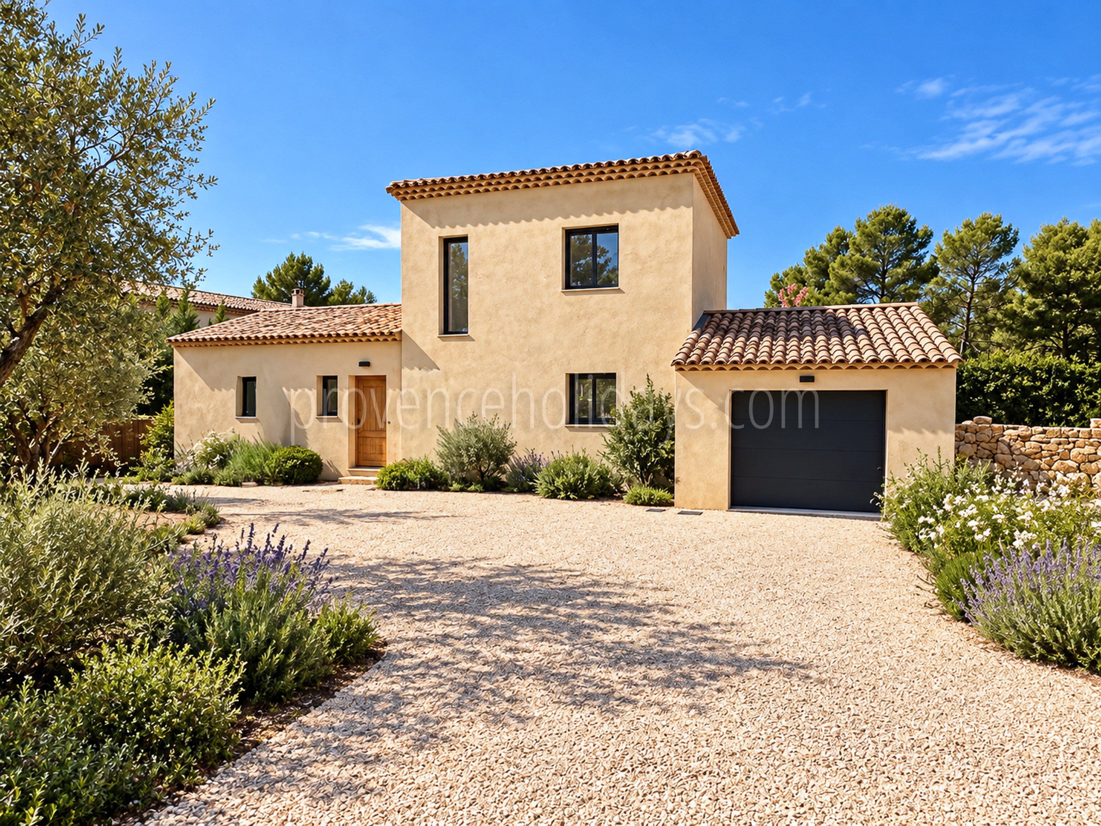1 - Maison contemporaine à Ménerbes: Villa: Exterior