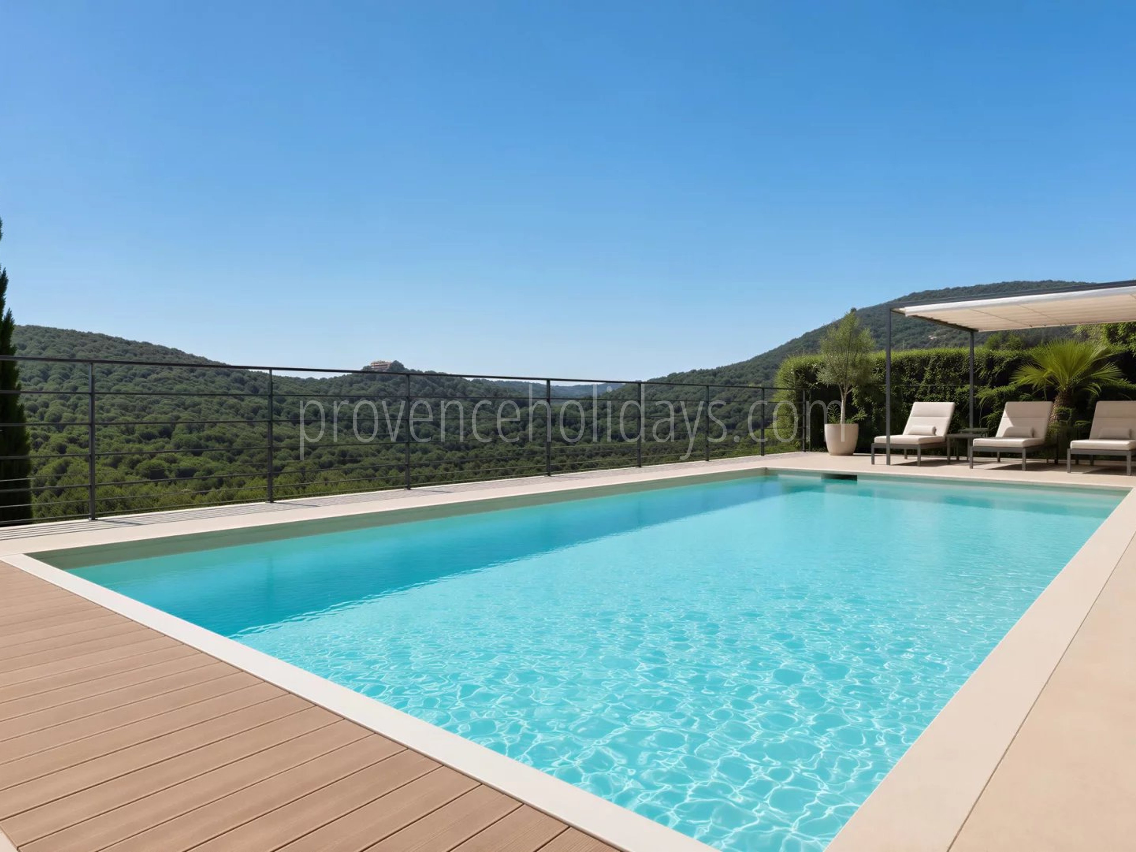 4 - Provençaalse villa in Cavalaire-sur-Mer: Villa: Pool