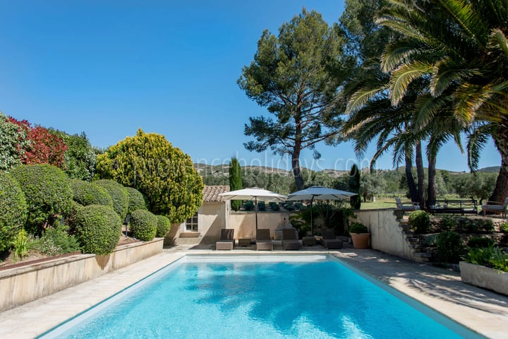 Lovingly restored Mas with a heated pool in the Alpilles