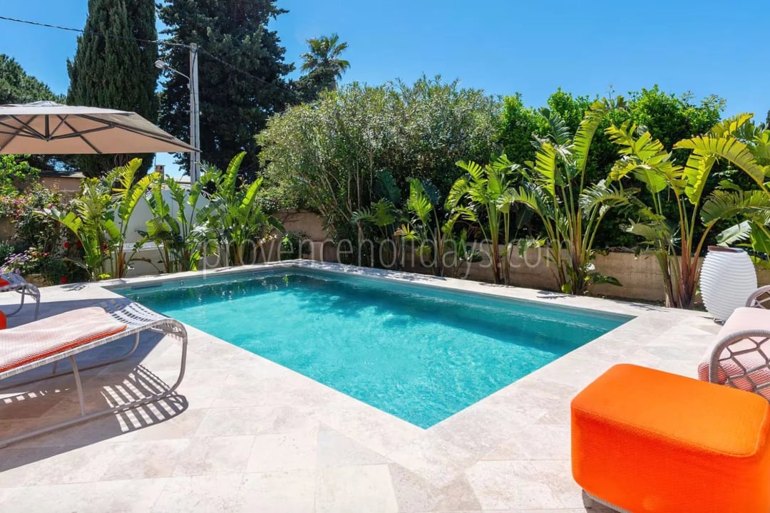 Villa aan het strand met zwembad in La Londe-les-Maures - Zwembad