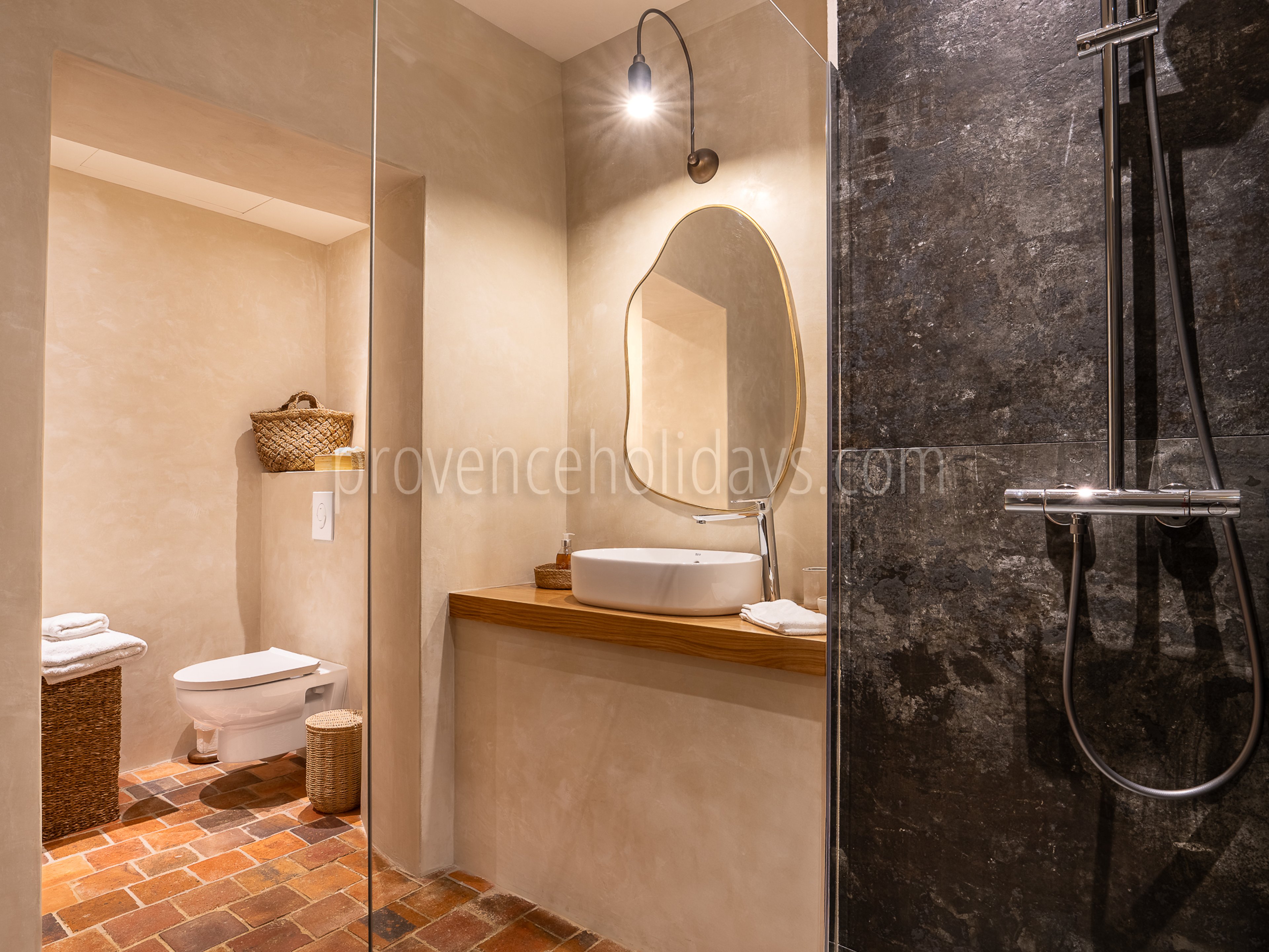 91 - Mas des Cascades: Villa: Bathroom