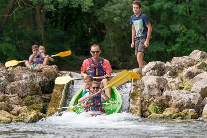 Kanoën op de Sorgue rivier