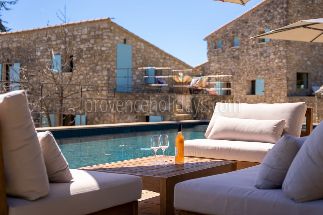 3 - Mas de la Rouquette: Villa: Pool