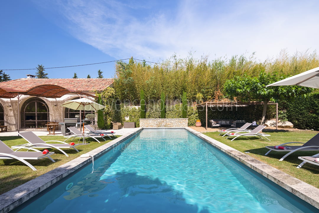 Heated pool 5x15m