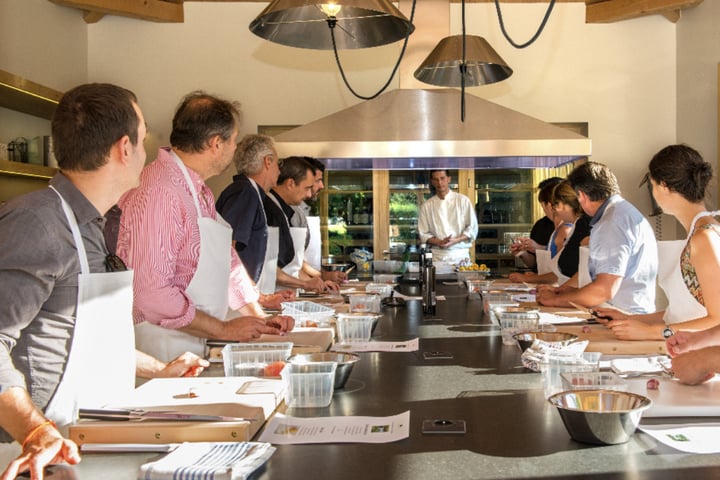 Cours de cuisine au Château de Massillan